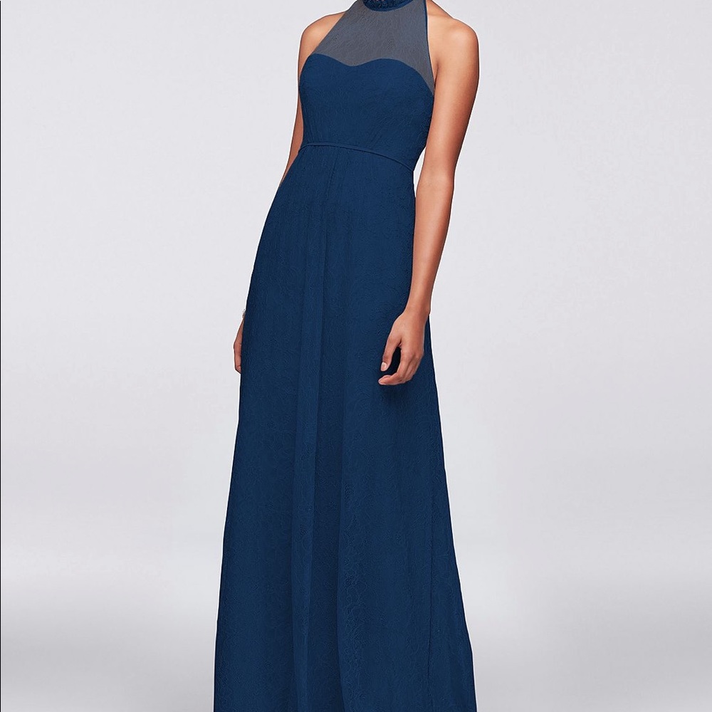 David’s bridal all over chantilly dress MARINE